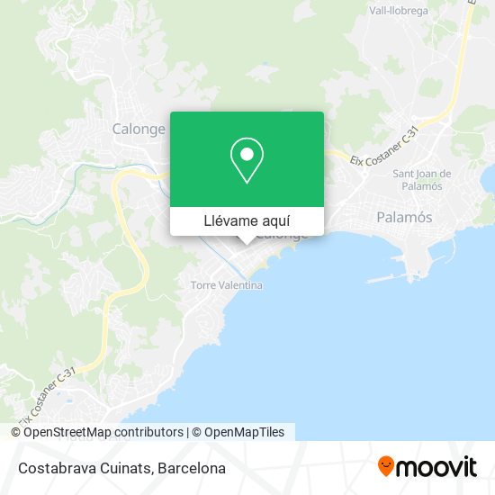 Mapa Costabrava Cuinats
