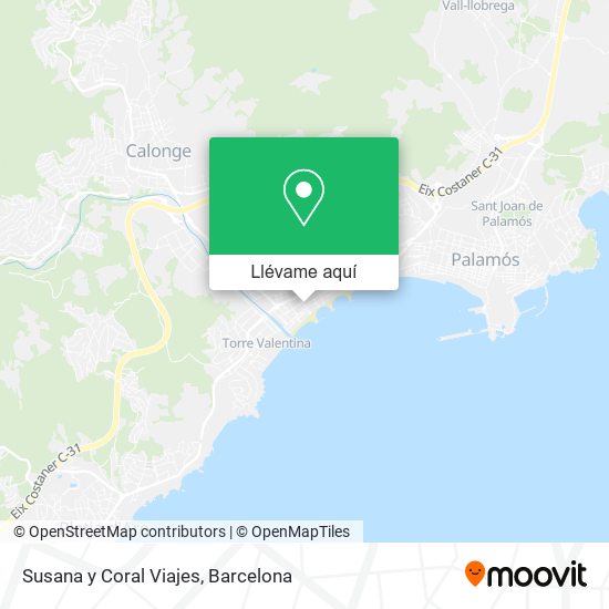 Mapa Susana y Coral Viajes