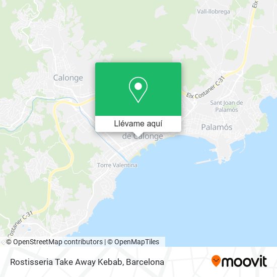 Mapa Rostisseria Take Away Kebab