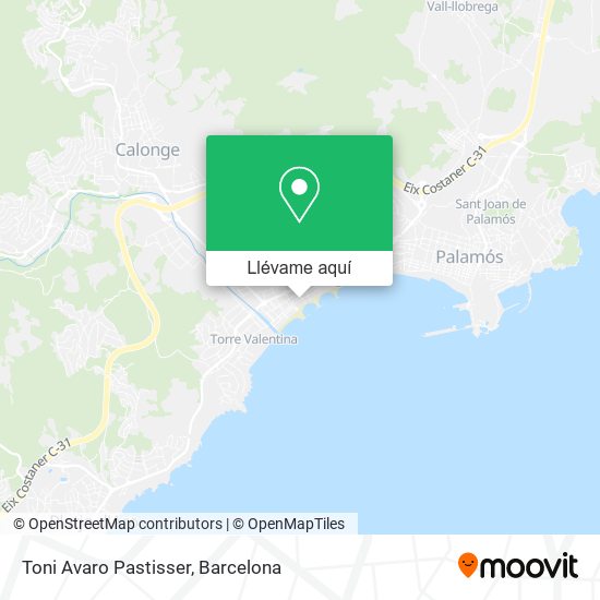 Mapa Toni Avaro Pastisser