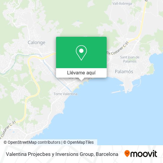 Mapa Valentina Projecbes y Inversions Group