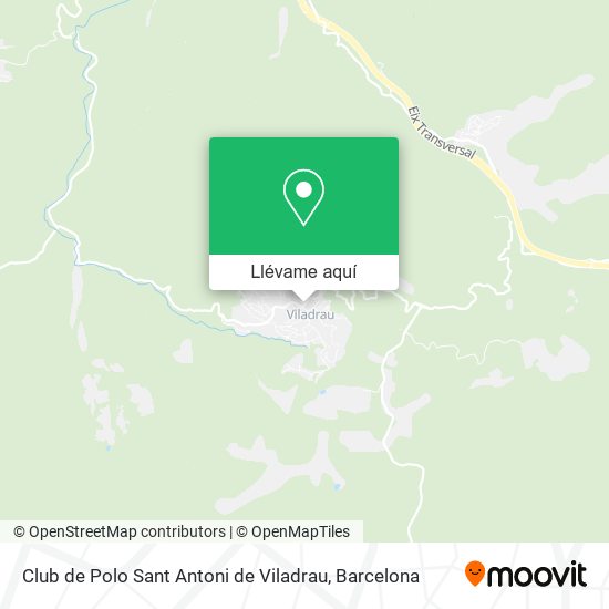 Mapa Club de Polo Sant Antoni de Viladrau