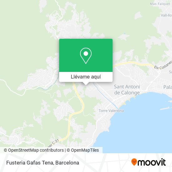 Mapa Fusteria Gafas Tena