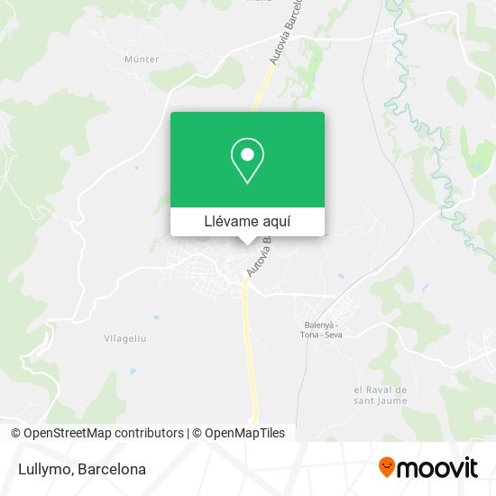 Mapa Lullymo