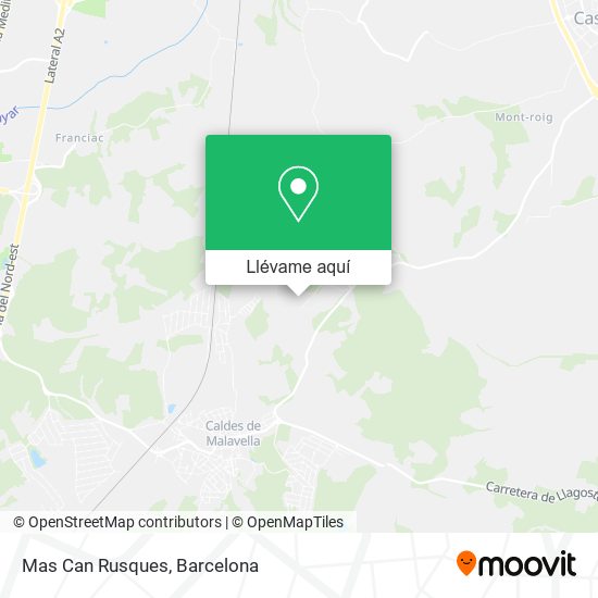 Mapa Mas Can Rusques
