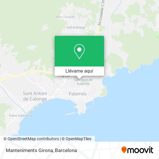 Mapa Manteniments Girona