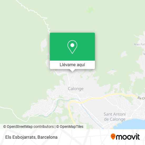 Mapa Els Esbojarrats