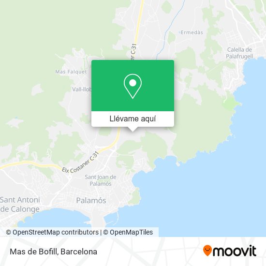 Mapa Mas de Bofill