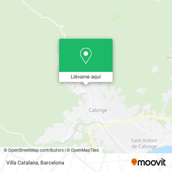 Mapa Villa Catalana