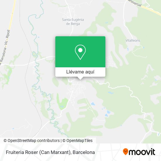 Mapa Fruiteria Roser (Can Marxant)