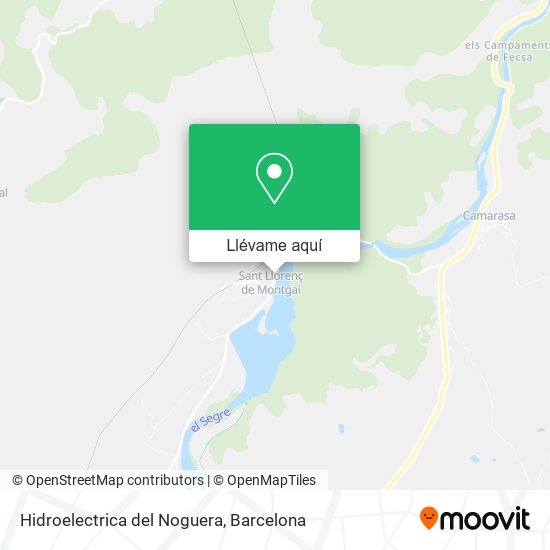 Mapa Hidroelectrica del Noguera