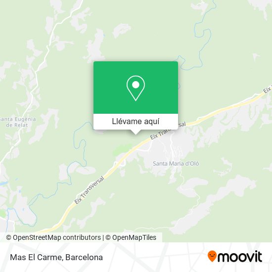 Mapa Mas El Carme