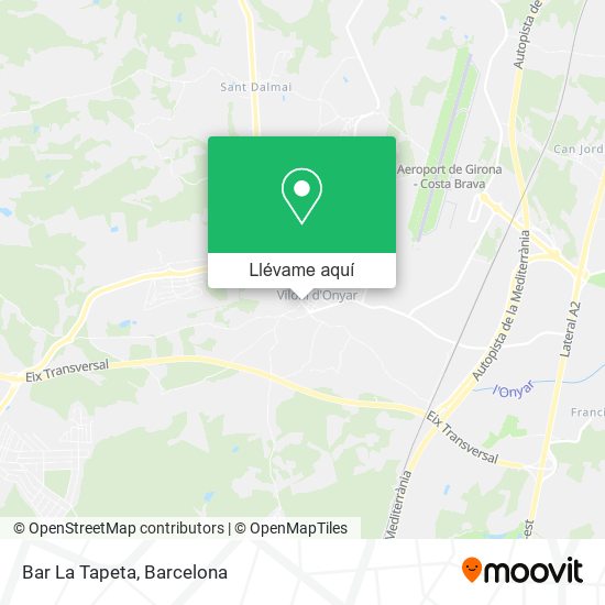 Mapa Bar La Tapeta