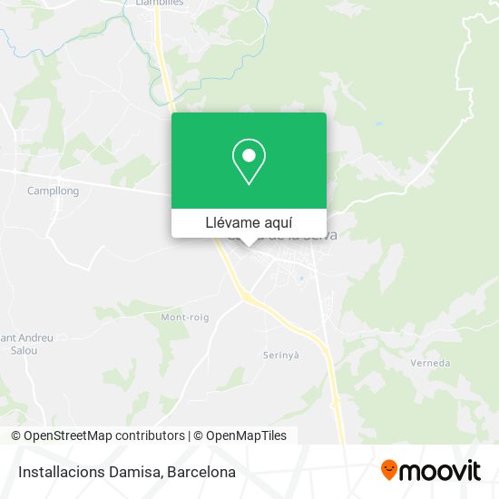 Mapa Installacions Damisa