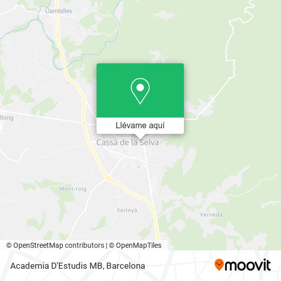 Mapa Academia D'Estudis MB