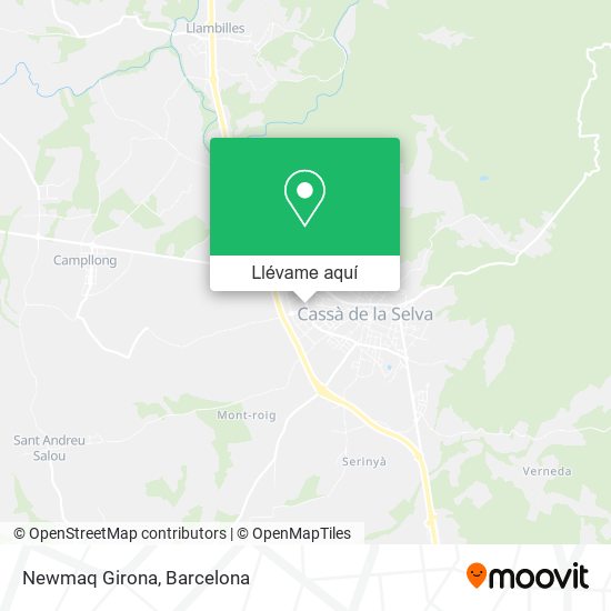Mapa Newmaq Girona