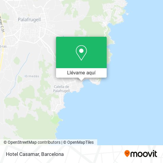 Mapa Hotel Casamar
