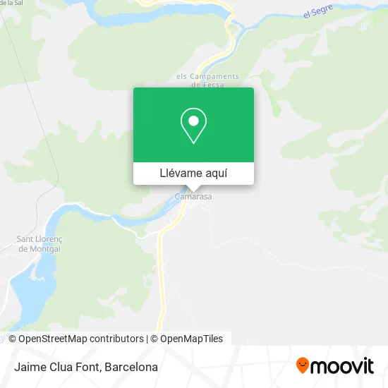 Mapa Jaime Clua Font