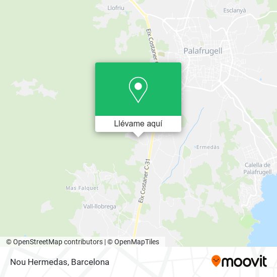 Mapa Nou Hermedas