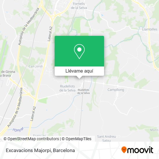 Mapa Excavacions Majorpi