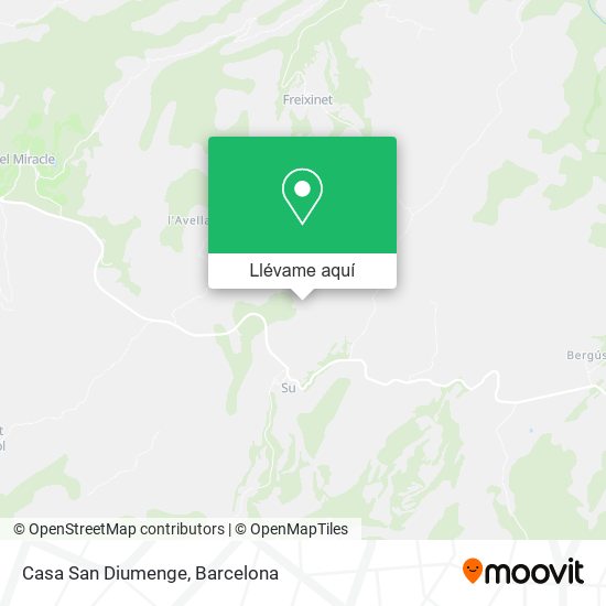Mapa Casa San Diumenge