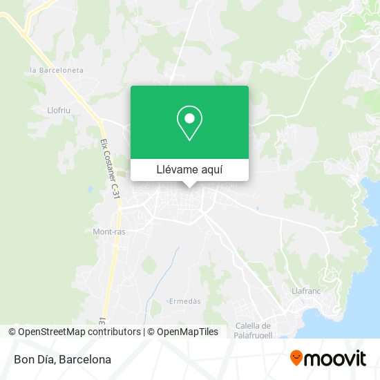 Mapa Bon Día