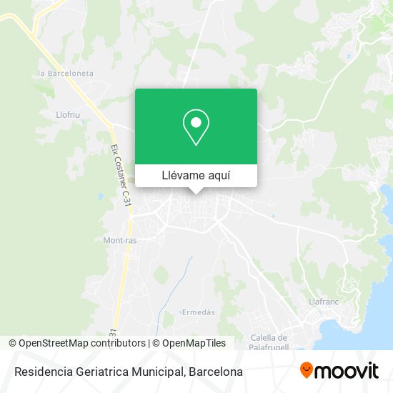 Mapa Residencia Geriatrica Municipal