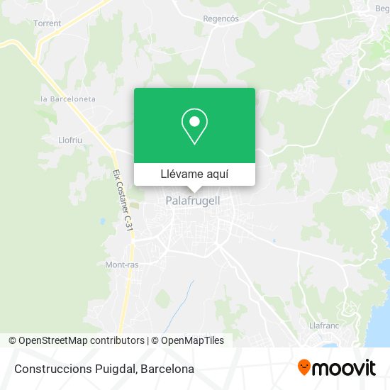 Mapa Construccions Puigdal