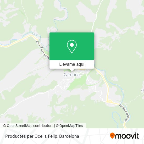 Mapa Productes per Ocells Felip