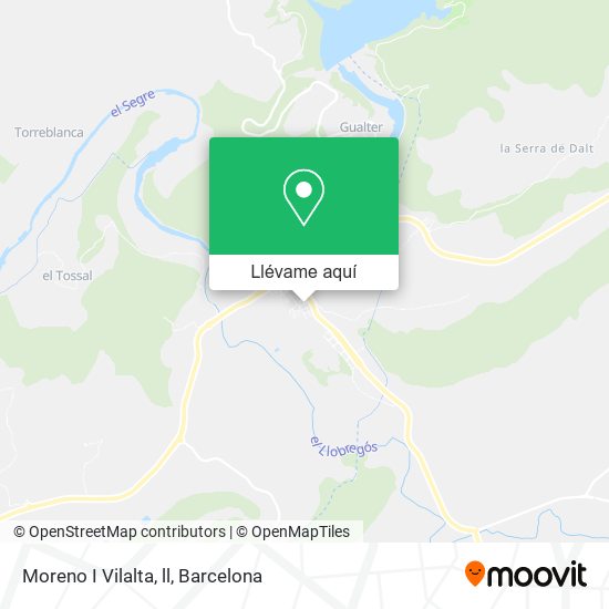 Mapa Moreno I Vilalta, ll