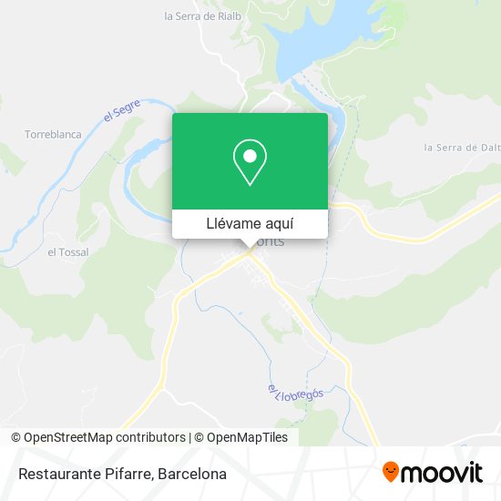 Mapa Restaurante Pifarre