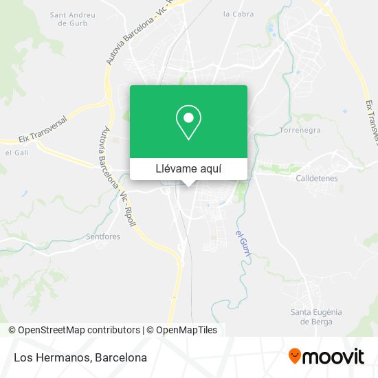 Mapa Los Hermanos