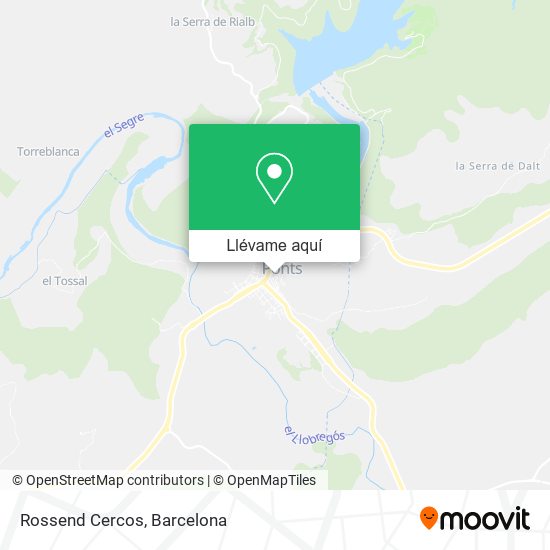 Mapa Rossend Cercos