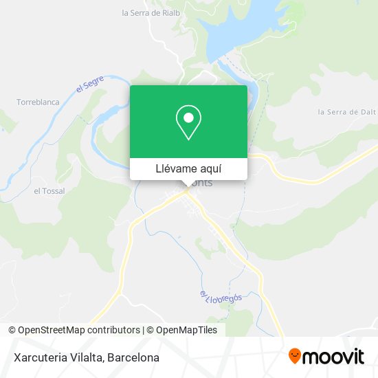 Mapa Xarcuteria Vilalta