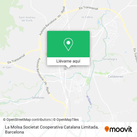 Mapa La Molsa Societat Cooperativa Catalana Limitada