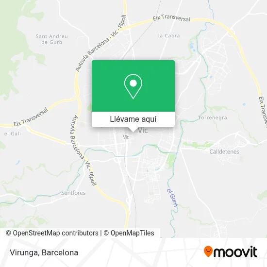 Mapa Virunga