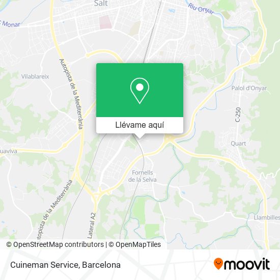 Mapa Cuineman Service