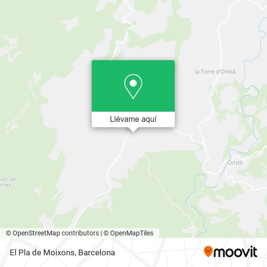 Mapa El Pla de Moixons