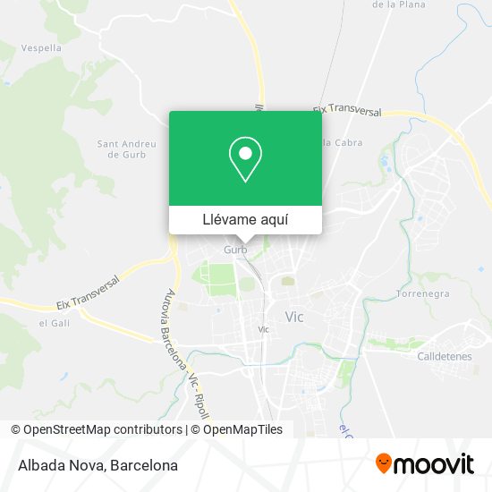 Mapa Albada Nova