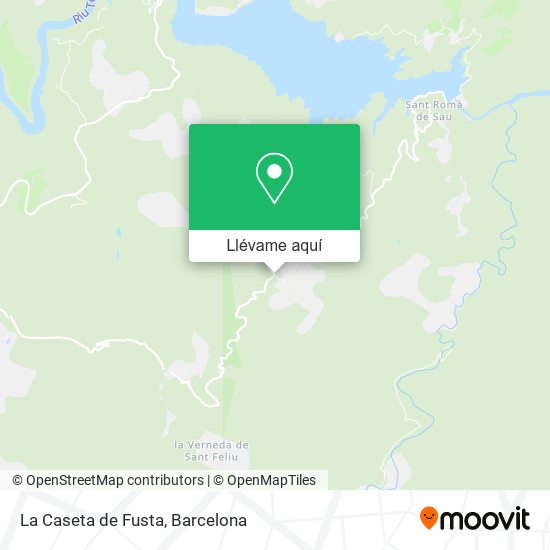 Mapa La Caseta de Fusta