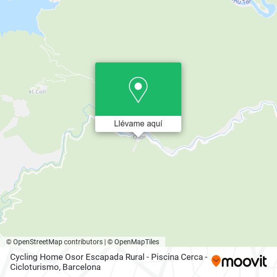 Mapa Cycling Home Osor Escapada Rural - Piscina Cerca - Cicloturismo
