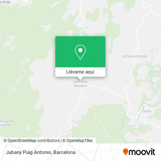Mapa Jubany Puig Antonio