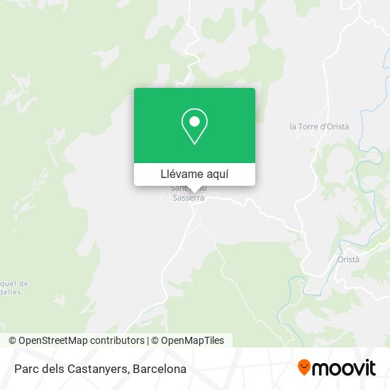 Mapa Parc dels Castanyers
