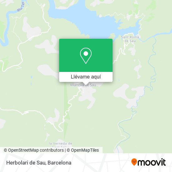 Mapa Herbolari de Sau