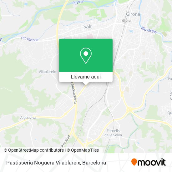 Mapa Pastisseria Noguera Vilablareix