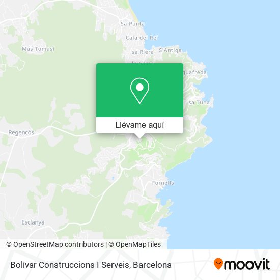 Mapa Bolívar Construccions I Serveis