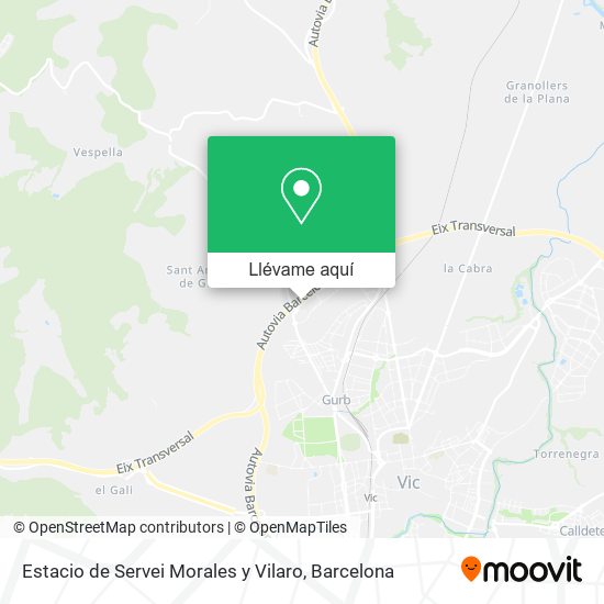 Mapa Estacio de Servei Morales y Vilaro