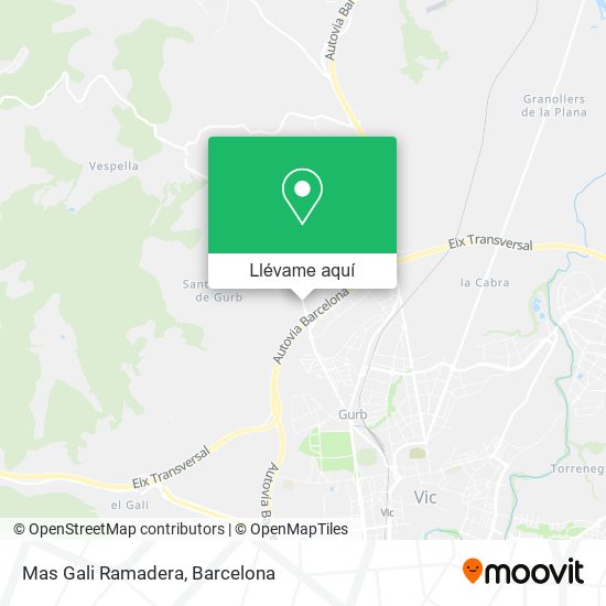 Mapa Mas Gali Ramadera