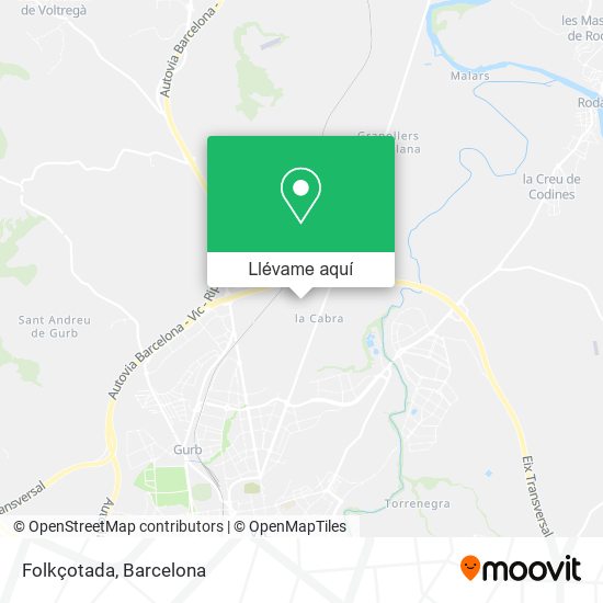Mapa Folkçotada