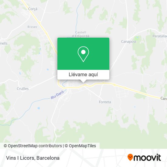 Mapa Vins I Licors